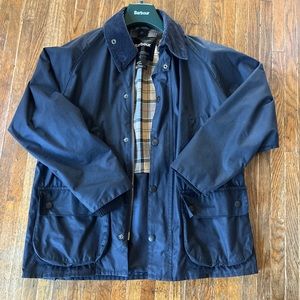 Barbour bedale navy